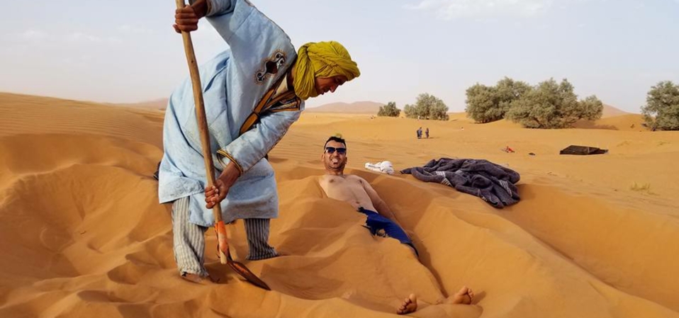 Traditional Body Treatment Merzouga Sand Bath Therapy Summer